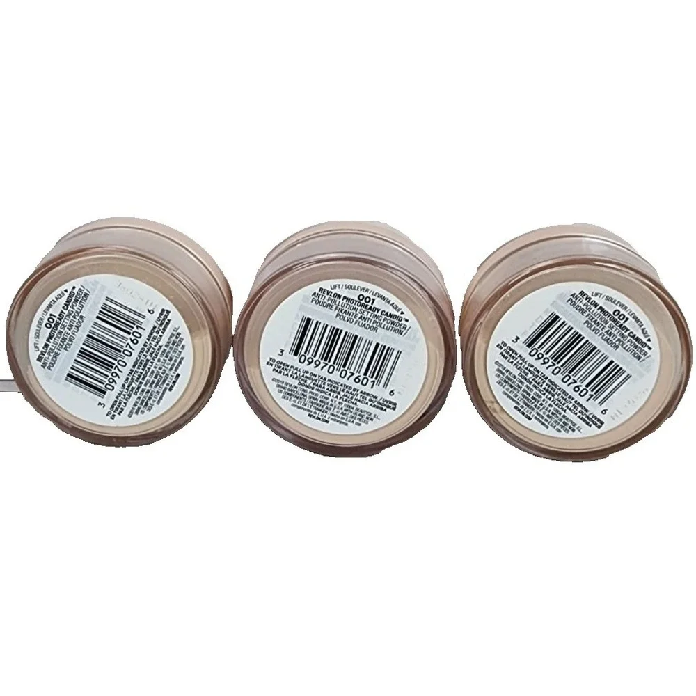 Revlon Photo Ready Candid Setting‎ Powder 001 Vanilla 3 Pack New-Sealed